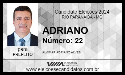 Candidato ADRIANO 2024 - RIO PARANAÍBA - Eleições