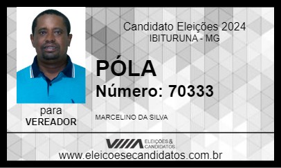 Candidato PÓLA 2024 - IBITURUNA - Eleições