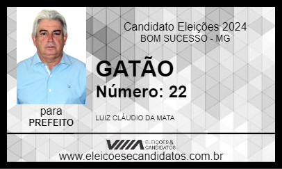 Candidato GATÃO 2024 - BOM SUCESSO - Eleições