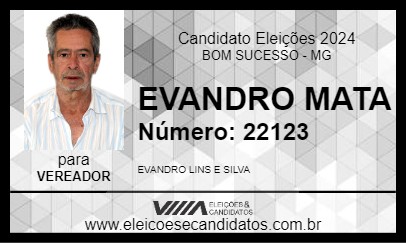 Candidato EVANDRO MATA 2024 - BOM SUCESSO - Eleições