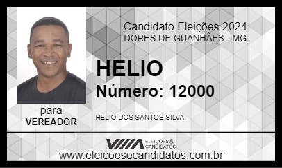 Candidato HELIO 2024 - DORES DE GUANHÃES - Eleições