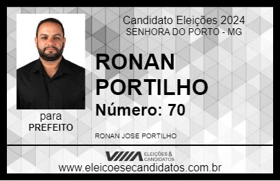 Candidato RONAN PORTILHO 2024 - SENHORA DO PORTO - Eleições