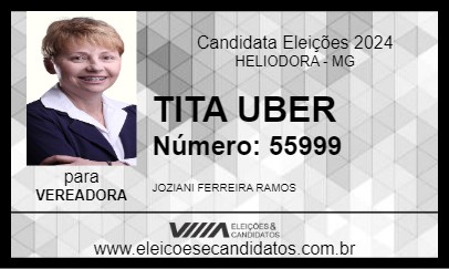 Candidato TITA UBER 2024 - HELIODORA - Eleições