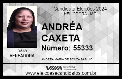 Candidato ANDRÉA CAXETA 2024 - HELIODORA - Eleições