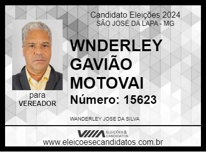 Candidato WANDERLEY GAVIÃO MOTOVAI 2024 - SÃO JOSÉ DA LAPA - Eleições