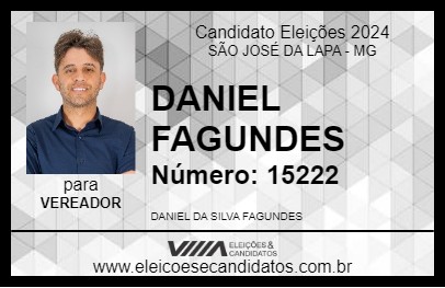 Candidato DANIEL FAGUNDES 2024 - SÃO JOSÉ DA LAPA - Eleições