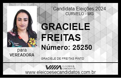 Candidato GRACIELE FREITAS 2024 - CURVELO - Eleições