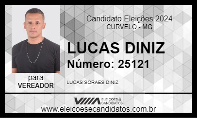 Candidato LUCAS DINIZ 2024 - CURVELO - Eleições