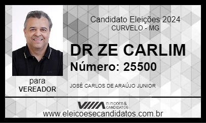 Candidato DR ZE CARLIM 2024 - CURVELO - Eleições