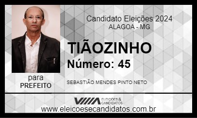 Candidato TIÃOZINHO 2024 - ALAGOA - Eleições