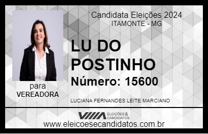 Candidato LU DO POSTINHO 2024 - ITAMONTE - Eleições