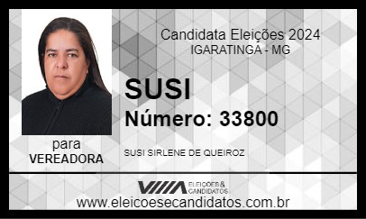 Candidato SUSI 2024 - IGARATINGA - Eleições