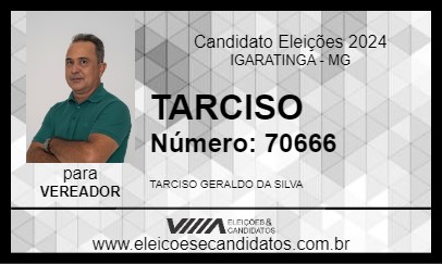 Candidato TARCISO 2024 - IGARATINGA - Eleições