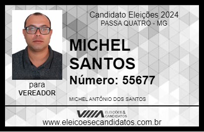 Candidato MICHEL SANTOS 2024 - PASSA QUATRO - Eleições