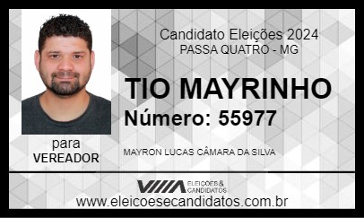 Candidato TIO MAYRINHO 2024 - PASSA QUATRO - Eleições