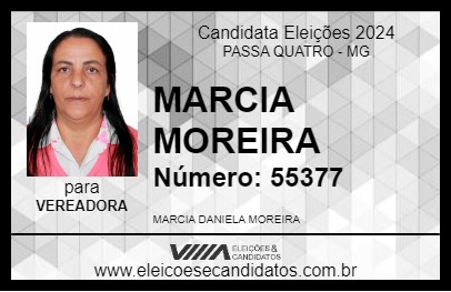 Candidato MARCIA MOREIRA 2024 - PASSA QUATRO - Eleições