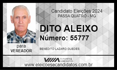 Candidato DITO ALEIXO 2024 - PASSA QUATRO - Eleições