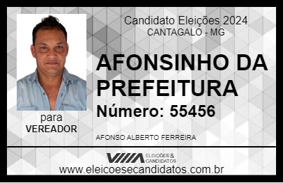 Candidato AFONSINHO DA PREFEITURA 2024 - CANTAGALO - Eleições