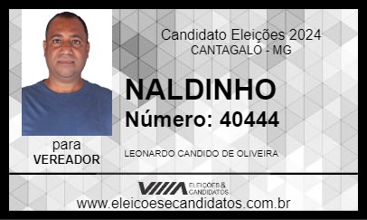 Candidato NALDINHO 2024 - CANTAGALO - Eleições