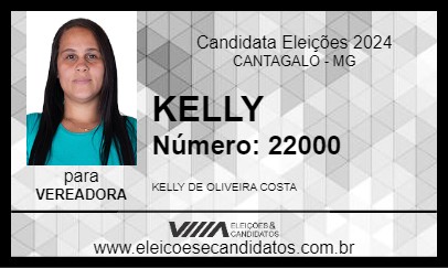 Candidato KELLY 2024 - CANTAGALO - Eleições