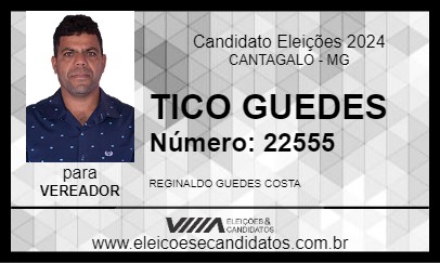 Candidato TICO GUEDES 2024 - CANTAGALO - Eleições