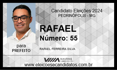 Candidato RAFAEL 2024 - PEDRINÓPOLIS - Eleições