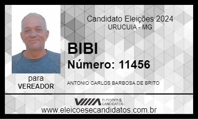 Candidato BIBI 2024 - URUCUIA - Eleições