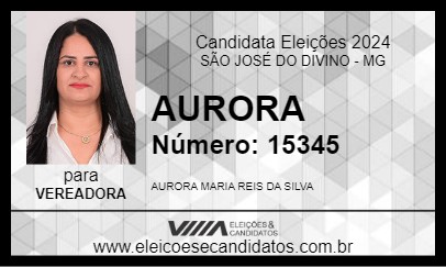 Candidato AURORA 2024 - SÃO JOSÉ DO DIVINO - Eleições