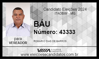 Candidato BÁU 2024 - ITAOBIM - Eleições