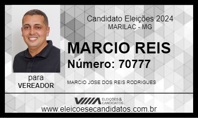 Candidato MARCIO REIS 2024 - MARILAC - Eleições