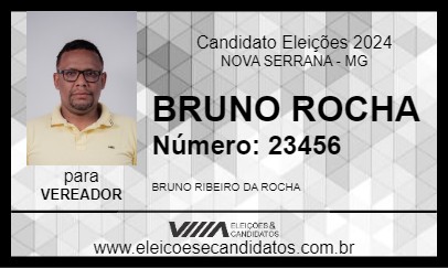 Candidato BRUNO ROCHA 2024 - NOVA SERRANA - Eleições