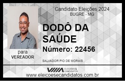 Candidato DODÔ DA SAÚDE 2024 - BUGRE - Eleições