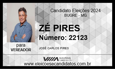 Candidato ZÉ PIRES 2024 - BUGRE - Eleições