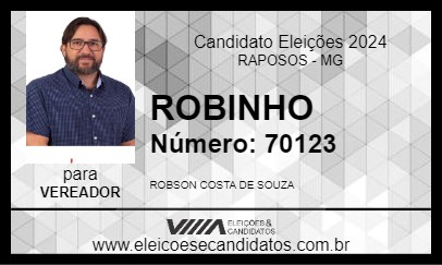 Candidato ROBINHO 2024 - RAPOSOS - Eleições