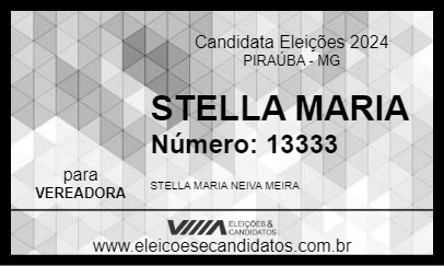 Candidato STELLA MARIA 2024 - PIRAÚBA - Eleições