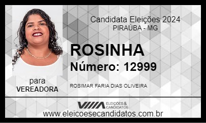 Candidato ROSINHA 2024 - PIRAÚBA - Eleições