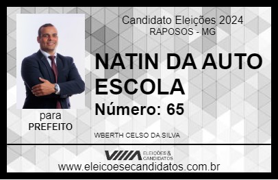 Candidato NATIN DA AUTO ESCOLA 2024 - RAPOSOS - Eleições