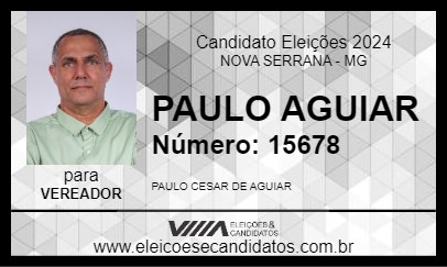 Candidato PAULÃO ELETRICISTA 2024 - NOVA SERRANA - Eleições