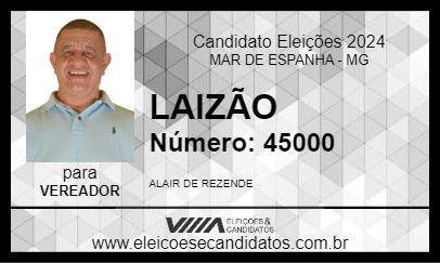 Candidato LAIZÃO 2024 - MAR DE ESPANHA - Eleições