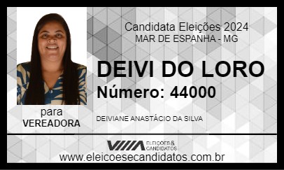 Candidato DEIVI DO LORO 2024 - MAR DE ESPANHA - Eleições