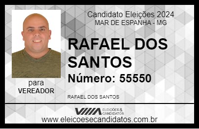 Candidato RAFAEL DOS SANTOS 2024 - MAR DE ESPANHA - Eleições