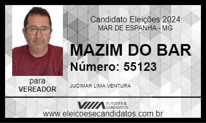 Candidato MAZIM DO BAR 2024 - MAR DE ESPANHA - Eleições