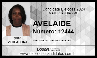 Candidato AVELAIDE 2024 - MATERLÂNDIA - Eleições