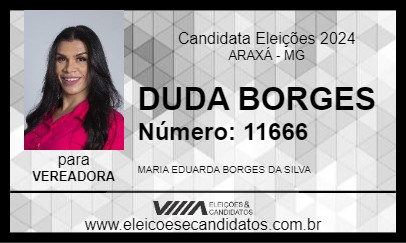 Candidato DUDA BORGES 2024 - ARAXÁ - Eleições