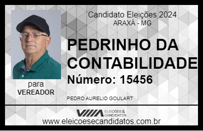 Candidato PEDRINHO DA CONTABILIDADE 2024 - ARAXÁ - Eleições