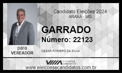 Candidato GARRADO 2024 - ARAXÁ - Eleições