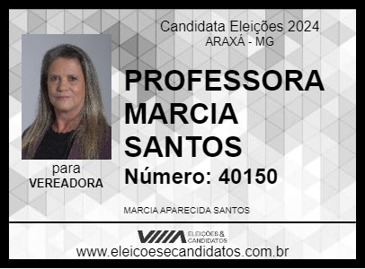 Candidato PROFESSORA MARCIA SANTOS 2024 - ARAXÁ - Eleições