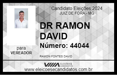 Candidato DR RAMON DAVID 2024 - JUIZ DE FORA - Eleições