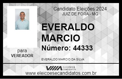 Candidato EVERALDO MARCIO 2024 - JUIZ DE FORA - Eleições