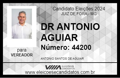 Candidato DR ANTONIO AGUIAR 2024 - JUIZ DE FORA - Eleições